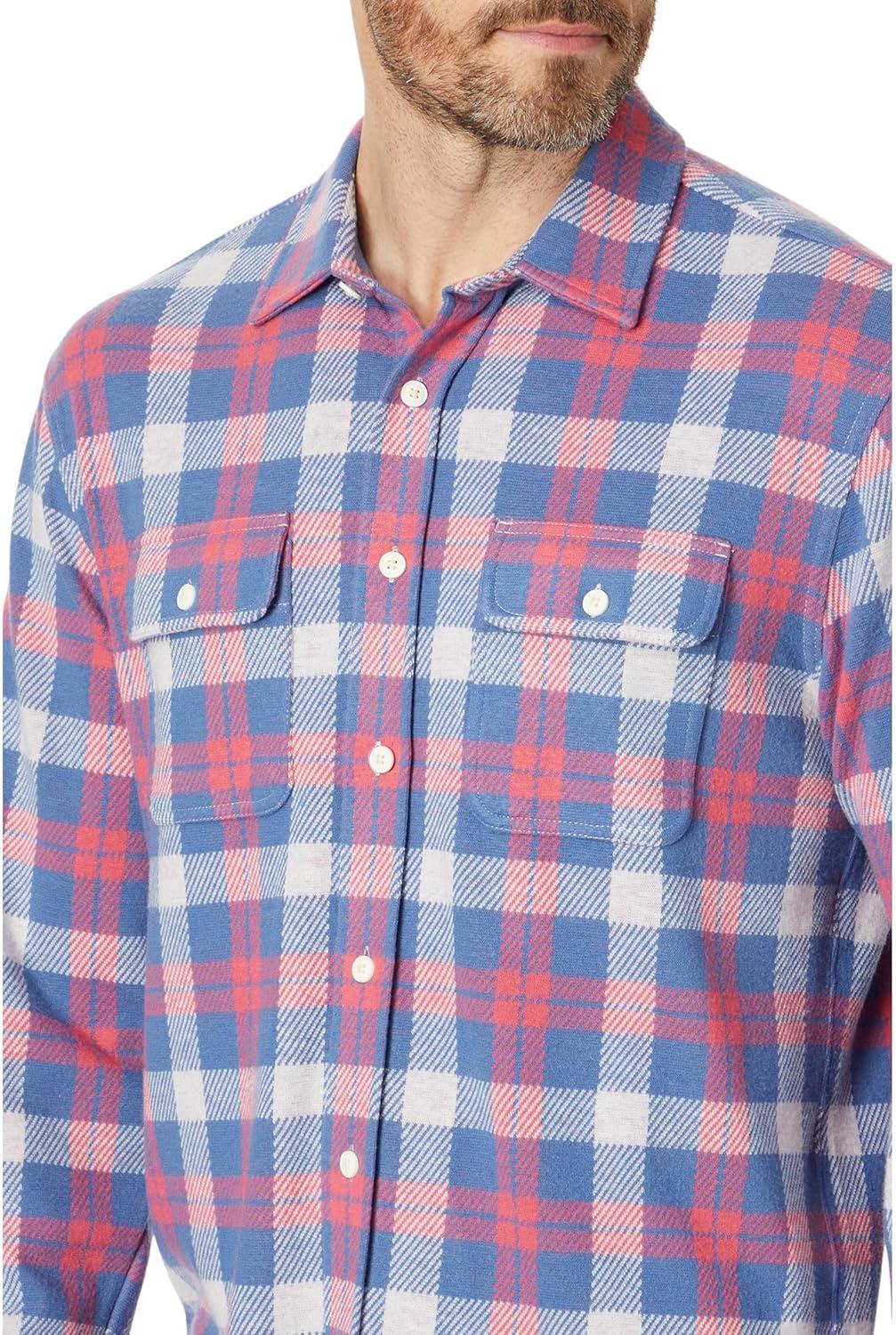 image:imageFaherty Mens Legend Sweater ShirtViewpoint Rose Plaid