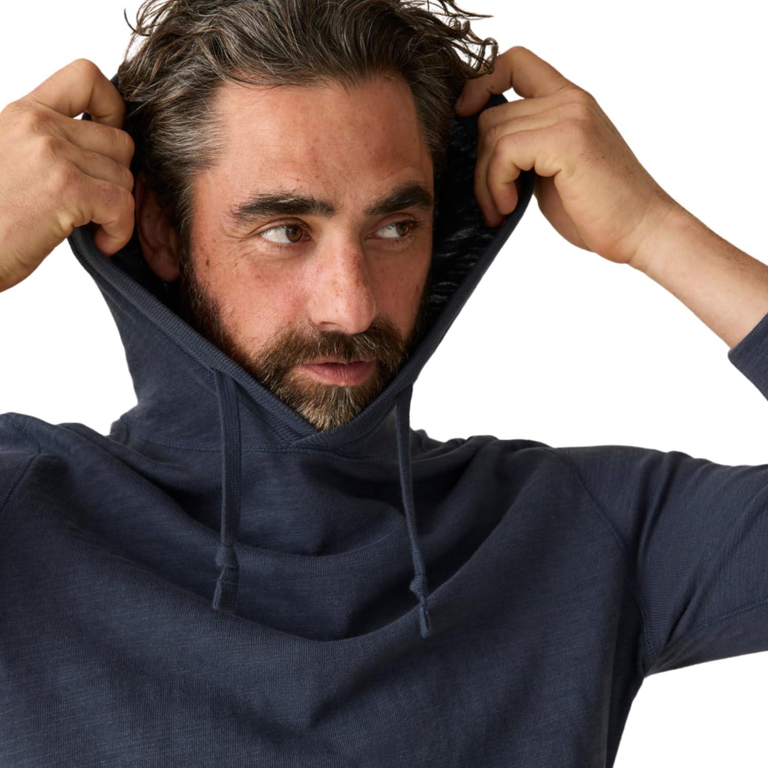 image:imageFaherty Mens Sunwashed Slub HoodieBlue Nights