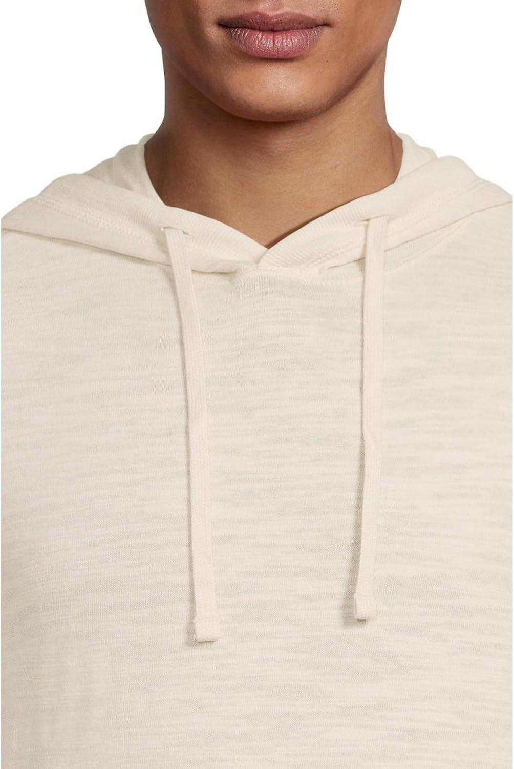 image:imageFaherty Mens Sunwashed Slub HoodieCream Dume Stripe