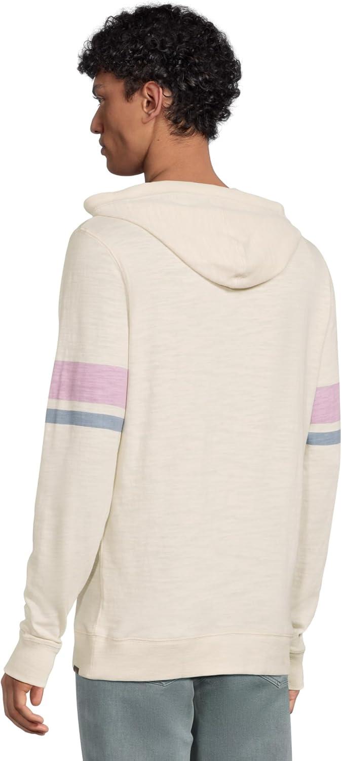 image:imageFaherty Mens Sunwashed Slub HoodieCream Dume Stripe