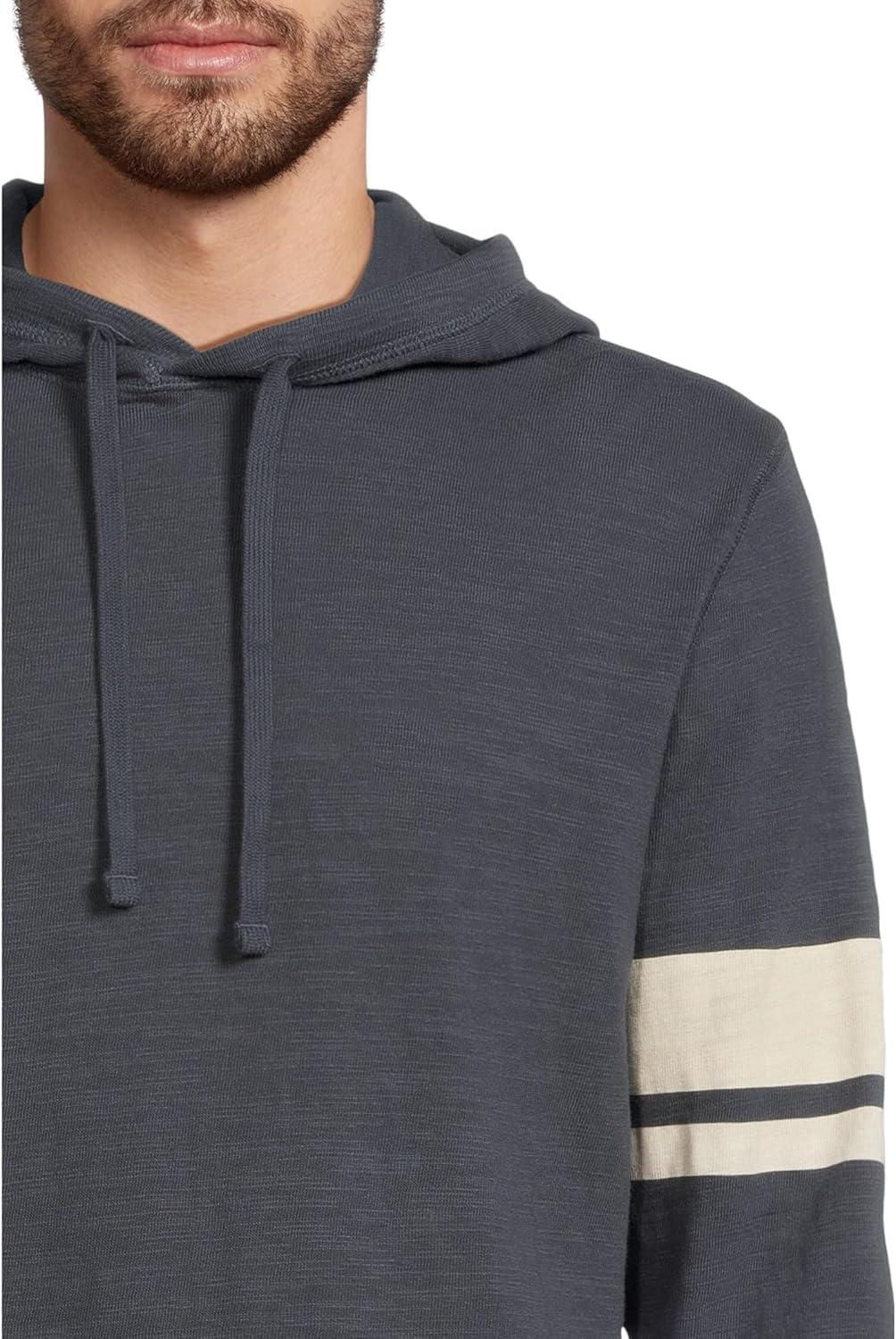 image:imageFaherty Mens Sunwashed Slub HoodieNavy Dume Stripe