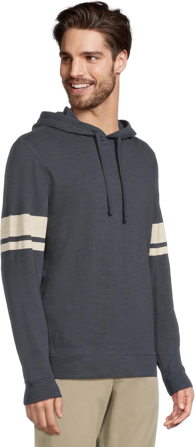 image:imageFaherty Mens Sunwashed Slub HoodieNavy Dume Stripe