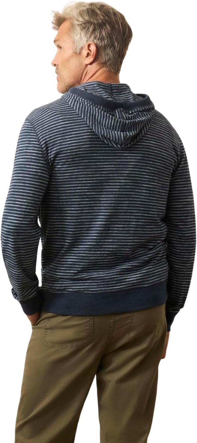 image:imageFaherty Mens Sunwashed Slub HoodieNavy Stream Stripe