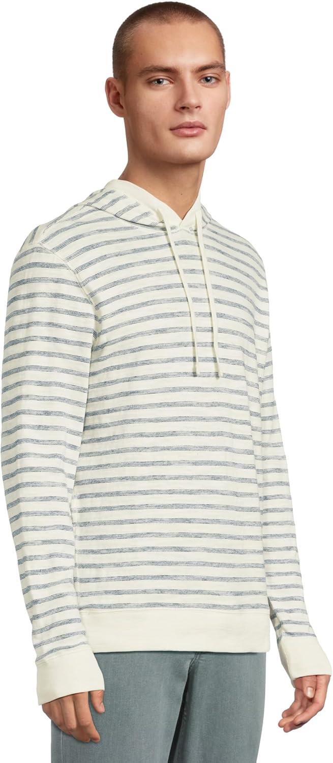 image:imageFaherty Mens Sunwashed Slub HoodiePearl Ocean Stripe