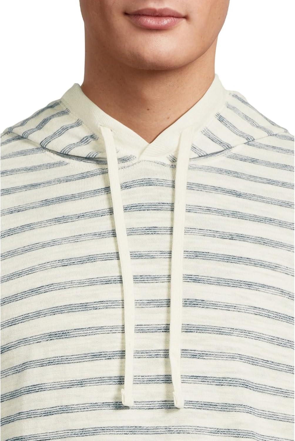 image:imageFaherty Mens Sunwashed Slub HoodiePearl Ocean Stripe