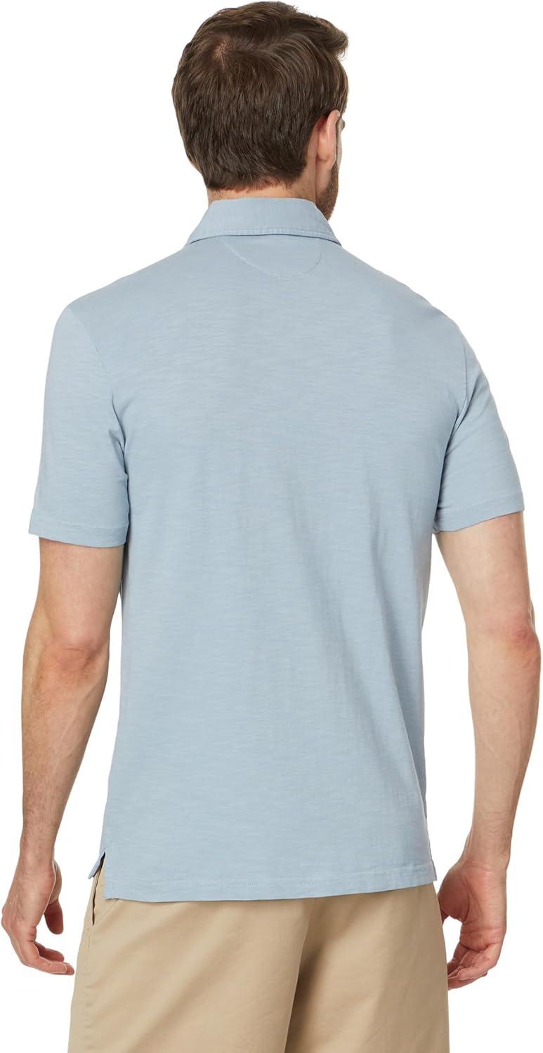 image:imageFaherty Mens Sunwashed TShirt PoloBlue Breeze