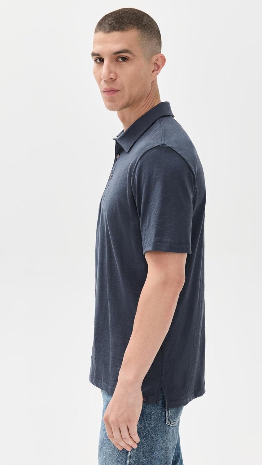 image:imageFaherty Mens Sunwashed TShirt PoloDune Navy