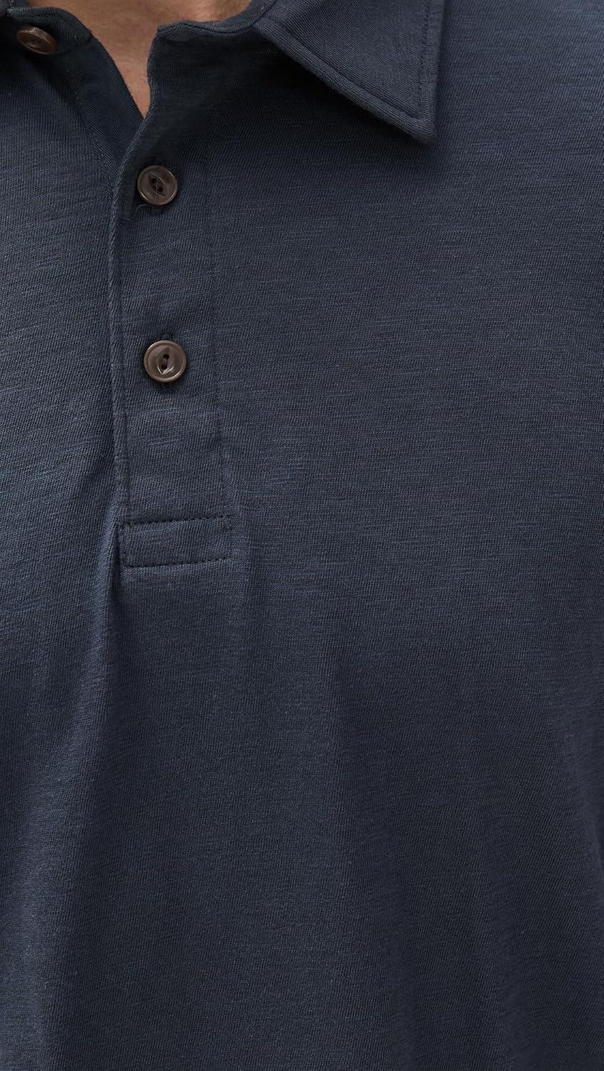 image:imageFaherty Mens Sunwashed TShirt PoloDune Navy
