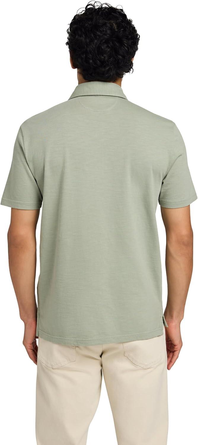 image:imageFaherty Mens Sunwashed TShirt PoloFaded Sage