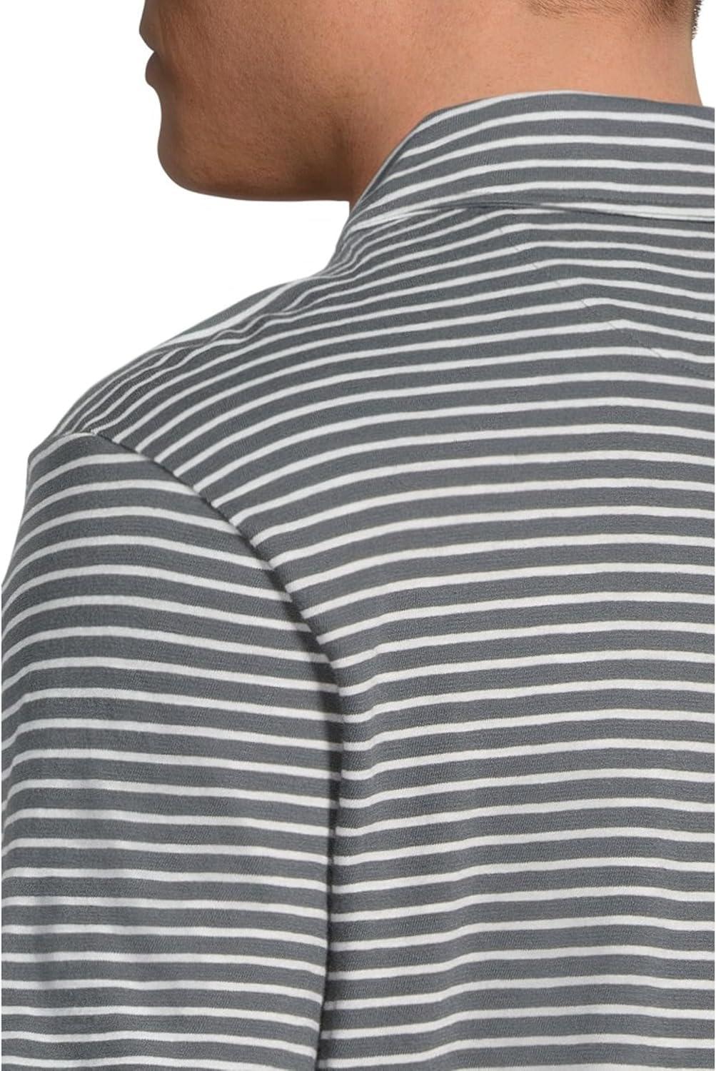 image:imageFaherty Mens Sunwashed TShirt PoloOcean Stone Stripe