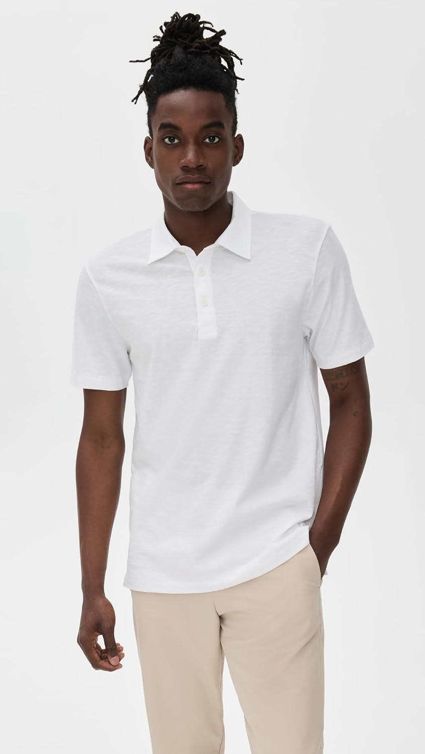 image:imageFaherty Mens Sunwashed TShirt PoloWhite