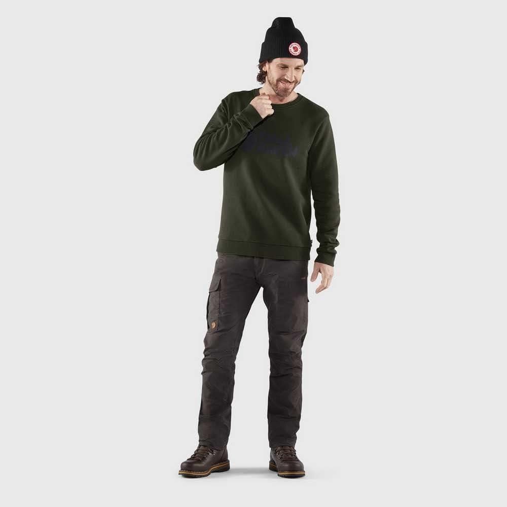 image:imageFjllrven mens Fjallraven Logo SweaterDeep Forest