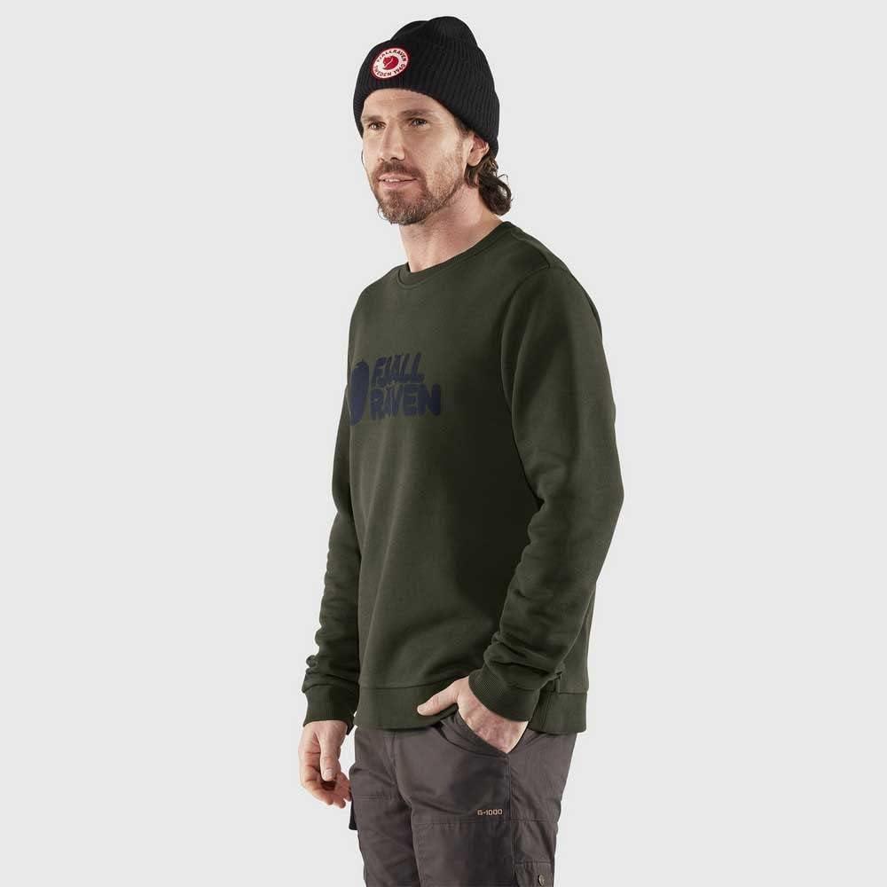 image:imageFjllrven mens Fjallraven Logo SweaterDeep Forest