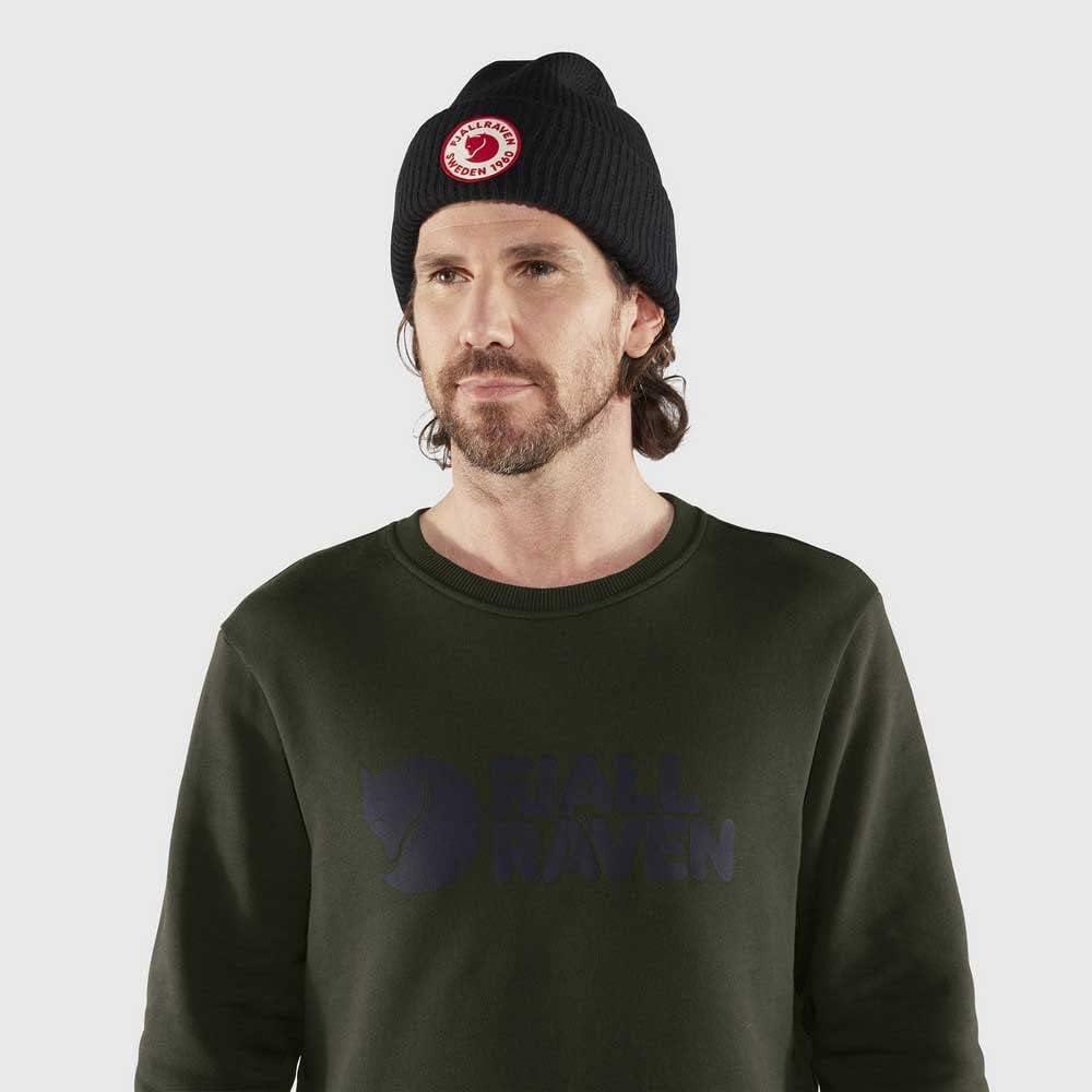 image:imageFjllrven mens Fjallraven Logo SweaterDeep Forest