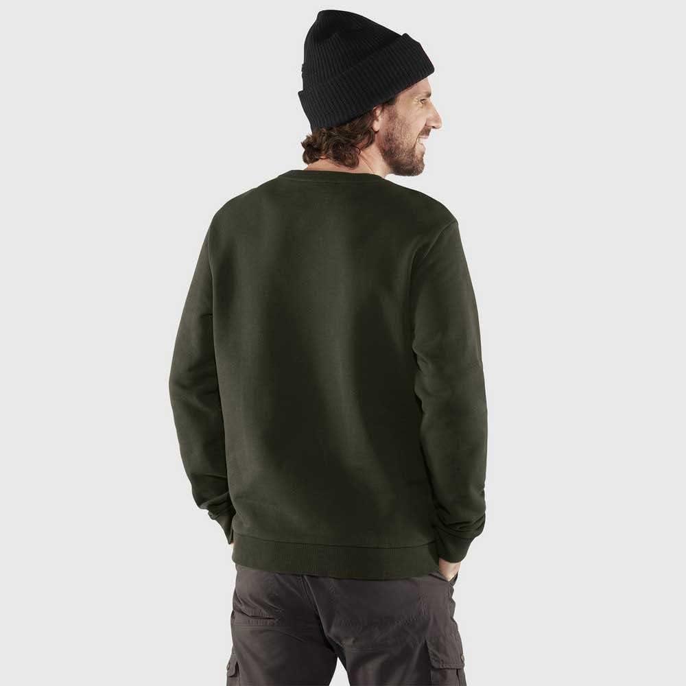image:imageFjllrven mens Fjallraven Logo SweaterDeep Forest