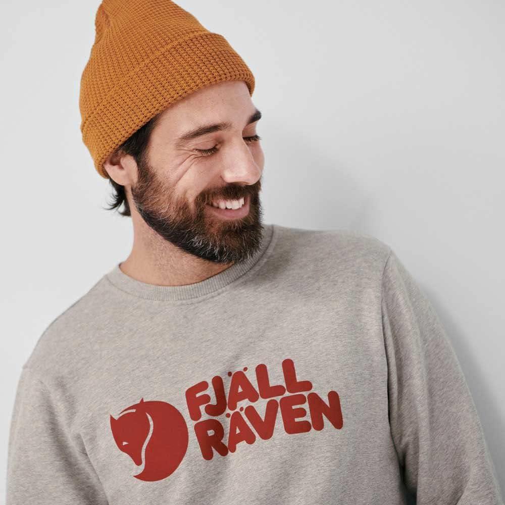 image:imageFjllrven mens Fjallraven Logo SweaterGreyMelange
