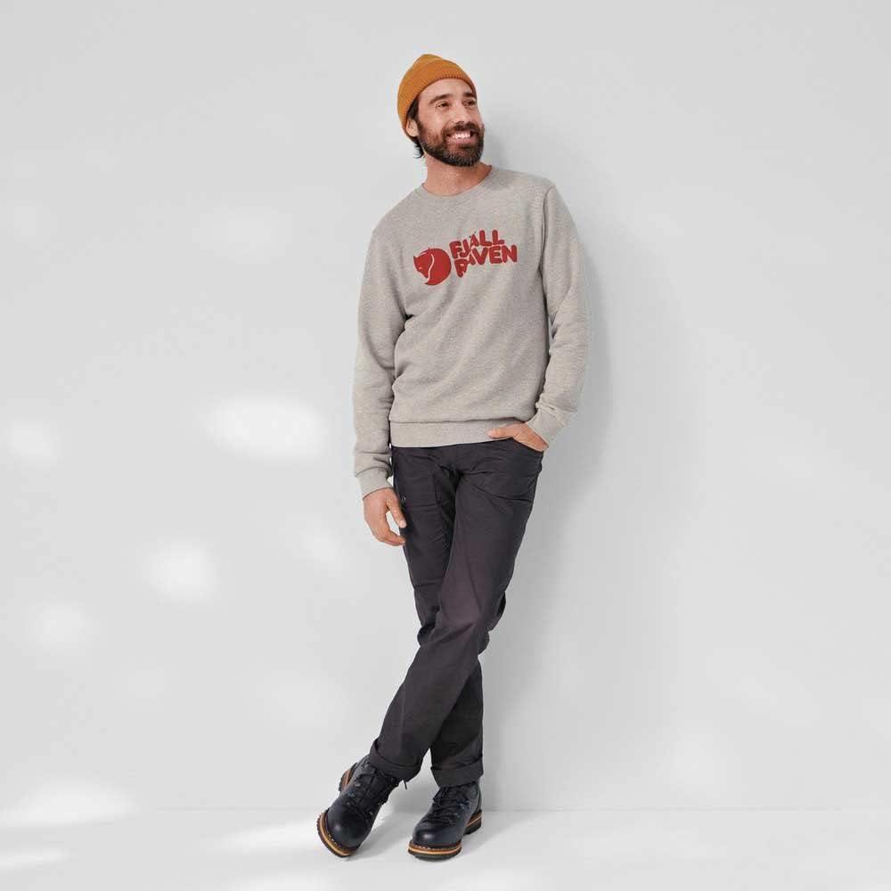 image:imageFjllrven mens Fjallraven Logo SweaterGreyMelange