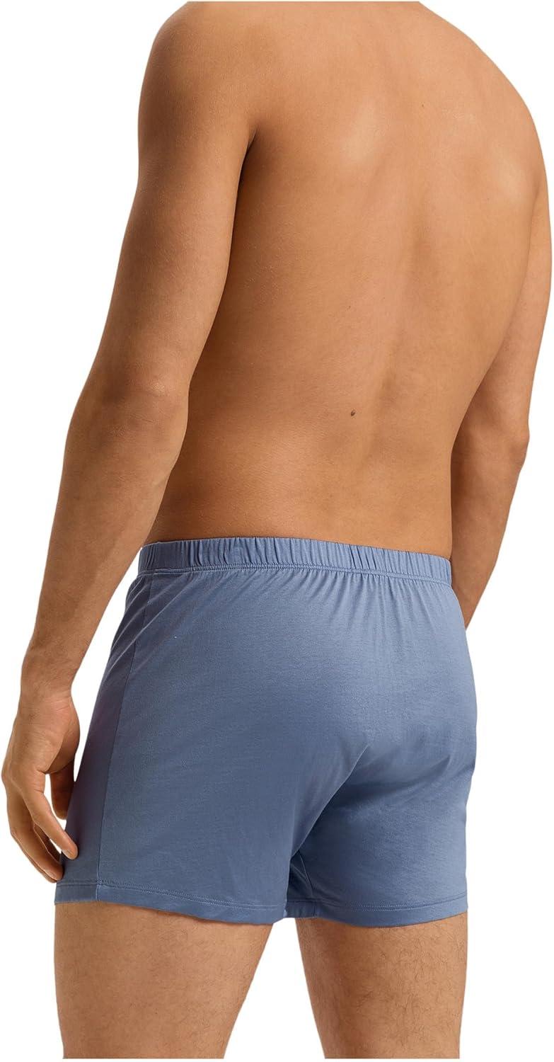 image:imageHANRO mens Cotton Sporty Knit BoxerBoxer ShortsDusky Aqua