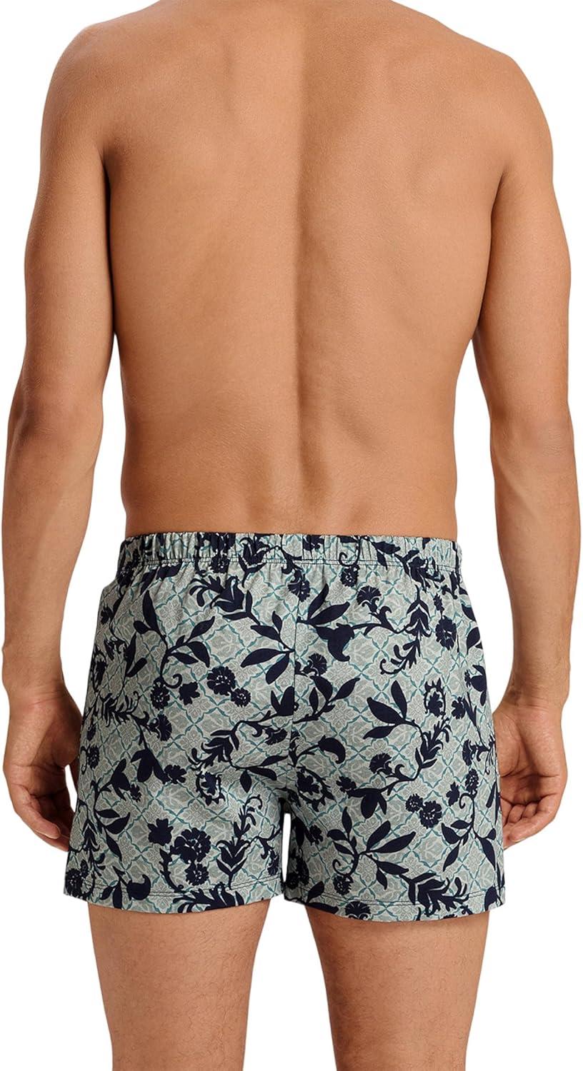 image:imageHANRO mens Cotton Sporty Knit BoxerBoxer ShortsMoonshine Tiles