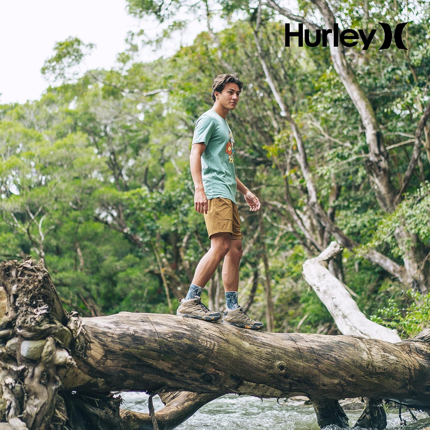 image:imageHurley UnisexAdult H2odri Breathe 19 WalkshortsWolf Grey