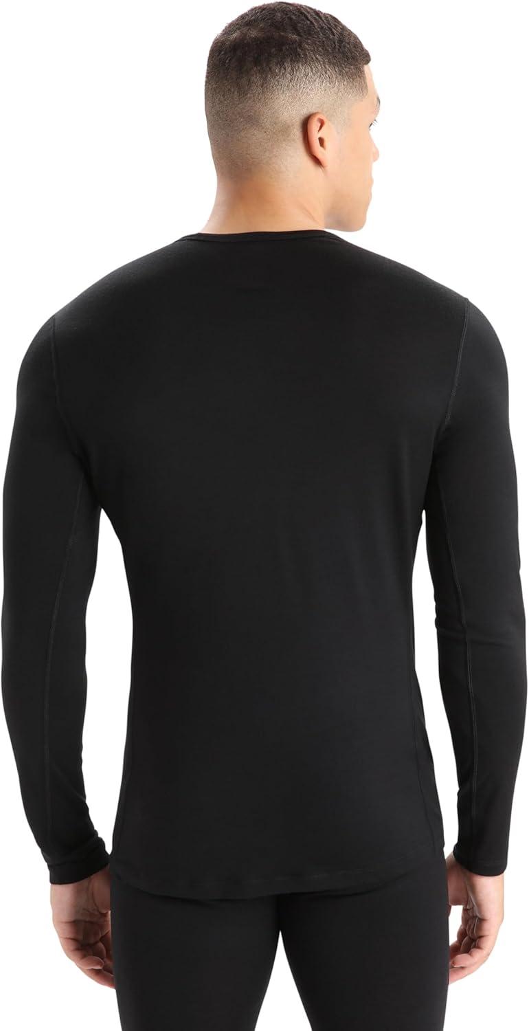 image:imageIcebreaker Merino Mens 200 Oasis Long Sleeve Crew ShirtBlack