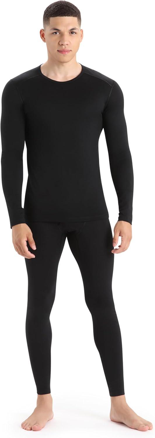 image:imageIcebreaker Merino Mens 200 Oasis Long Sleeve Crew ShirtBlack
