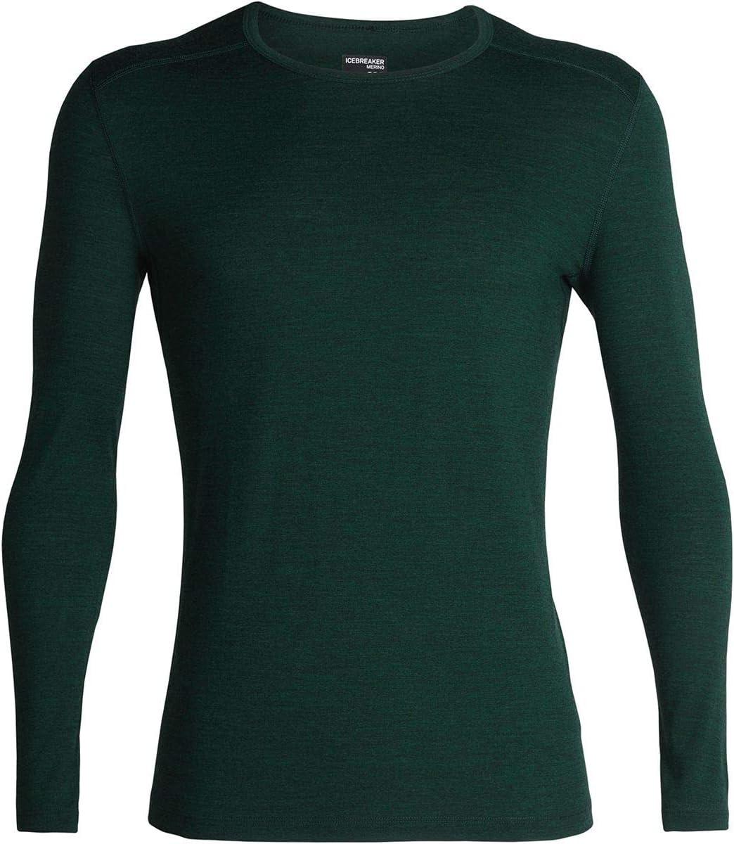 image:imageIcebreaker Merino Mens 200 Oasis Long Sleeve Crew ShirtImperial Hthr