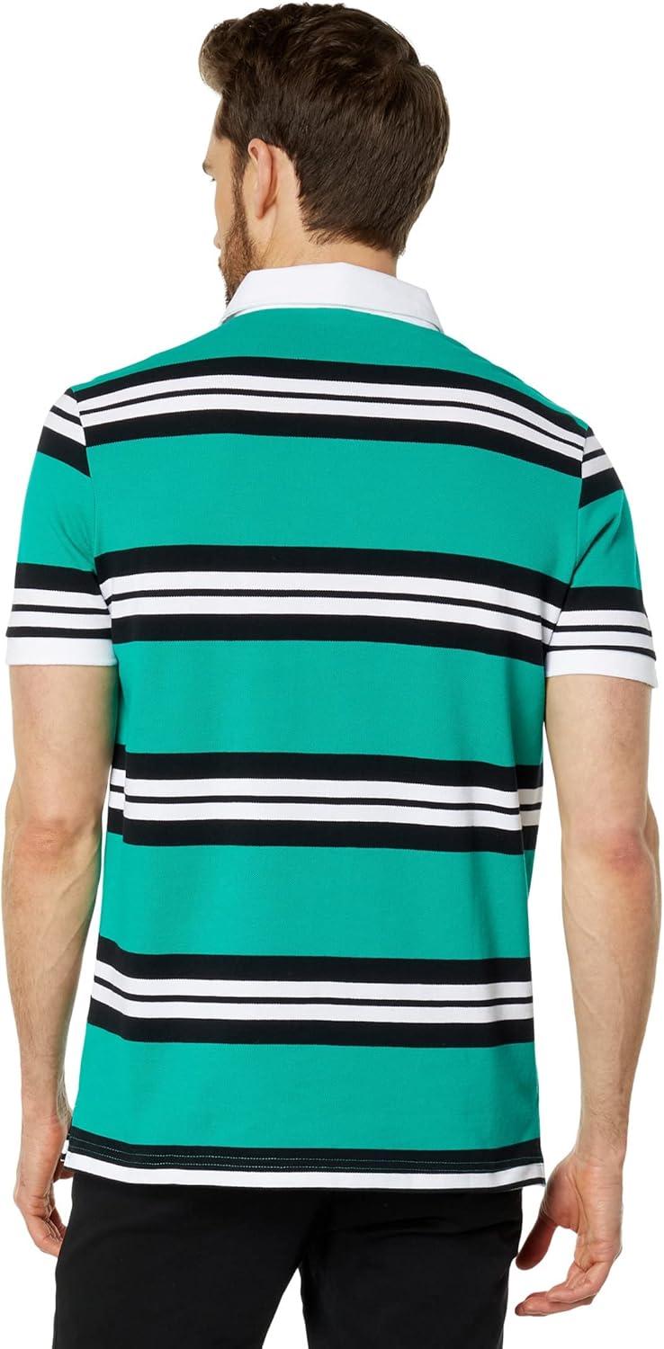 image:imageJERSEY PRINTED POLO SHIRTDeep Green