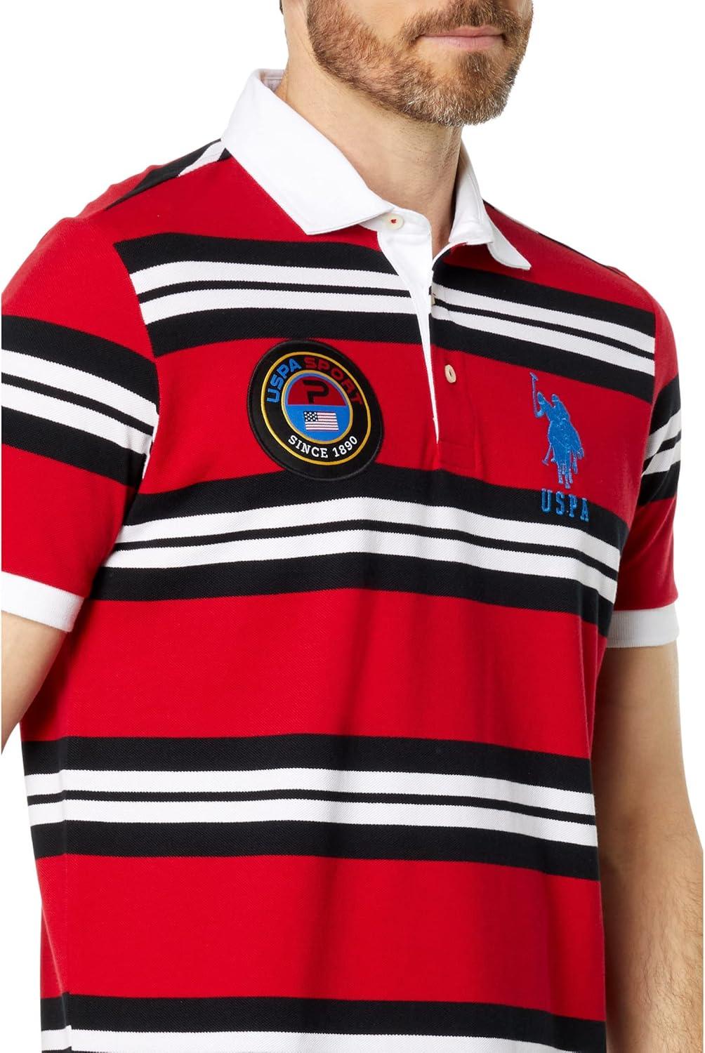 image:imageJERSEY PRINTED POLO SHIRTEngine Red