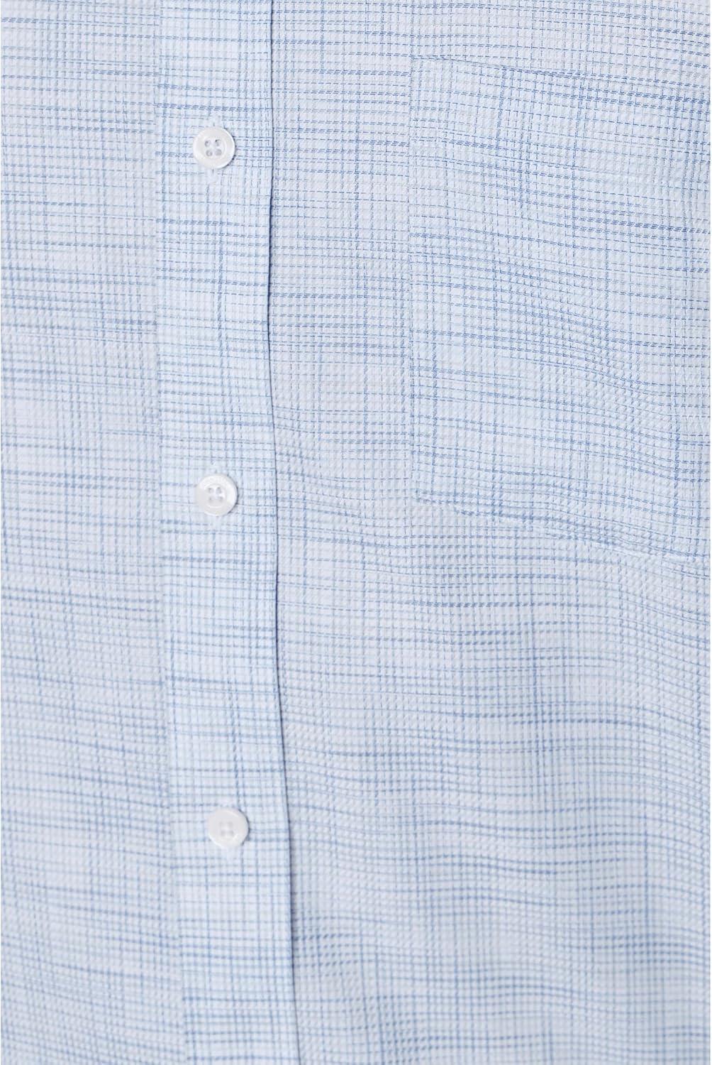 image:imageJohnston amp Murphy Mens Ovation NonIron Dress ShirtGreenBlue Cross Hatch