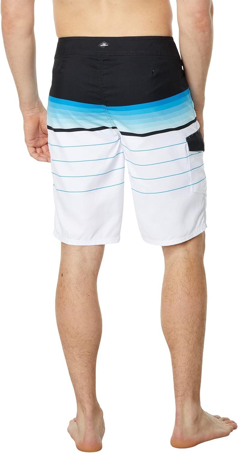 image:imageONEILL Mens 21 Inch Geo Print Boardshorts Water Resistant Swim Trunks for Men with Quick Dry Stretch Fabric and PocketsWhite 2