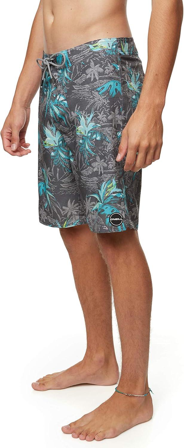 image:imageONeill Mens Lennox Hermosa Solid Volley 17 BoardshortsAsphalt Islander