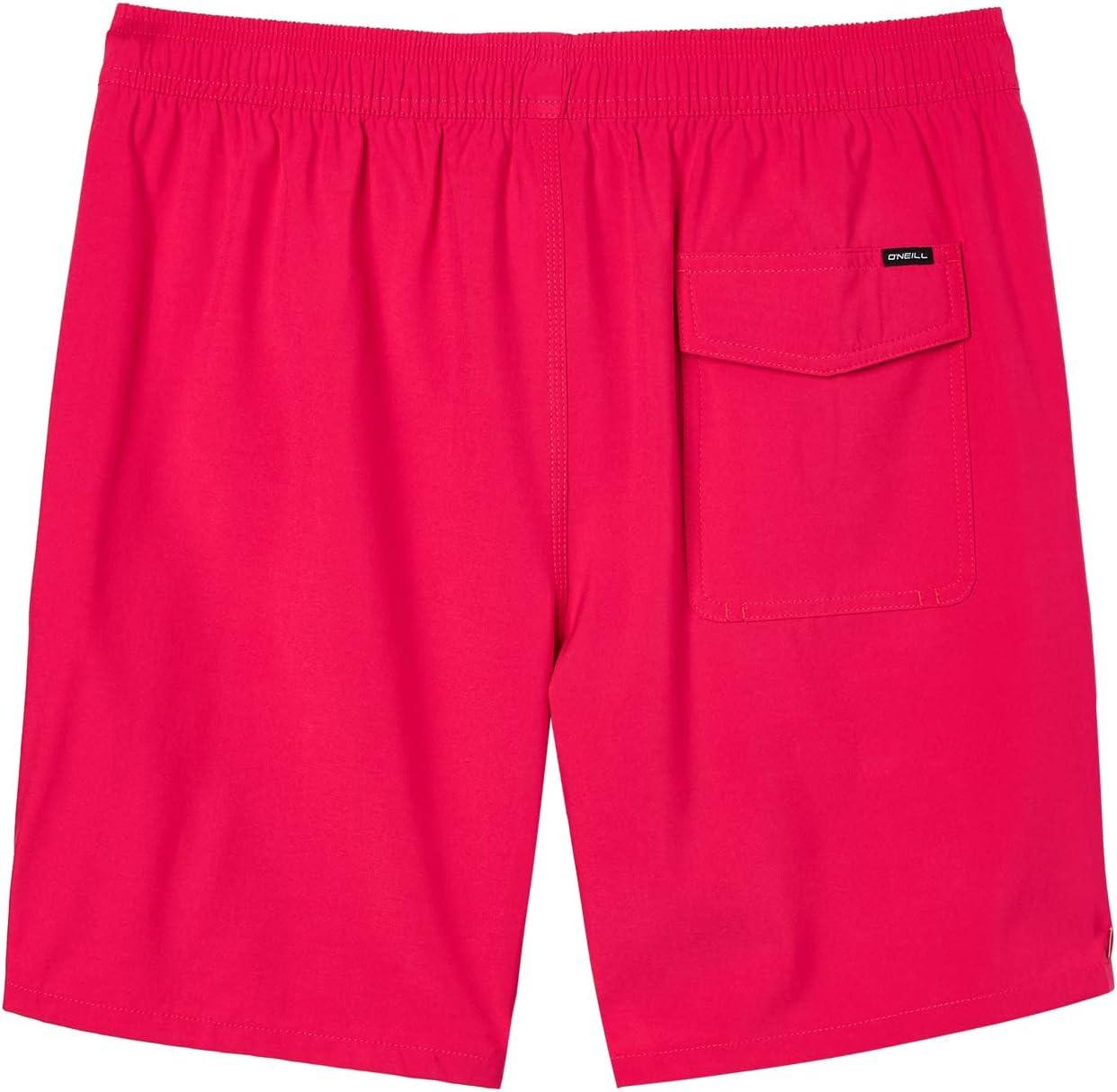 image:imageONeill Mens Lennox Hermosa Solid Volley 17 BoardshortsFuchsia Solid Volley