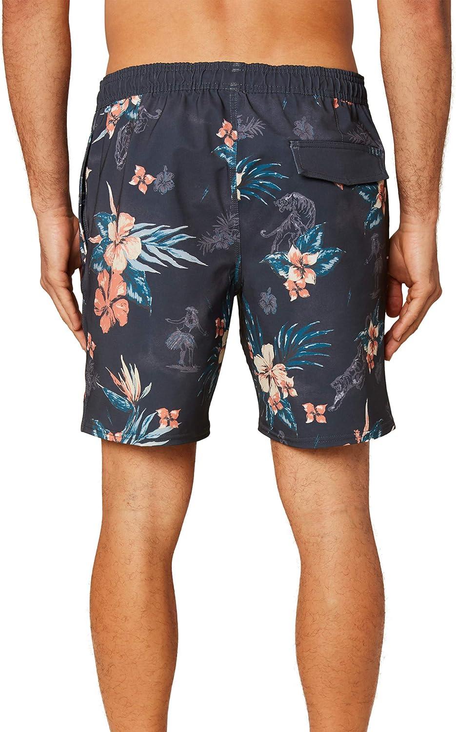 image:imageONeill Mens Lennox Hermosa Solid Volley 17 BoardshortsGraphite Bloom