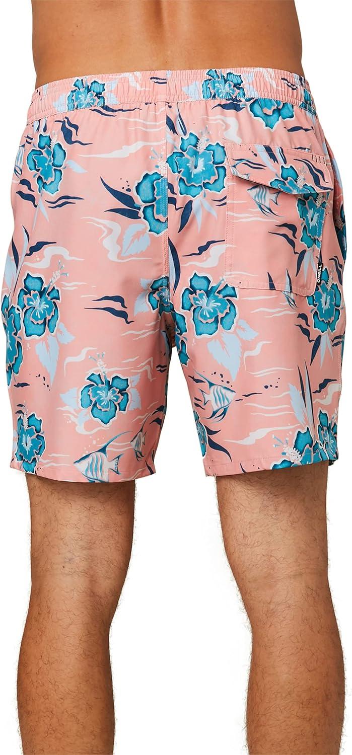 image:imageONeill Mens Lennox Hermosa Solid Volley 17 BoardshortsLcolight Coral