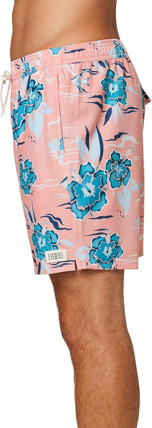 image:imageONeill Mens Lennox Hermosa Solid Volley 17 BoardshortsLcolight Coral