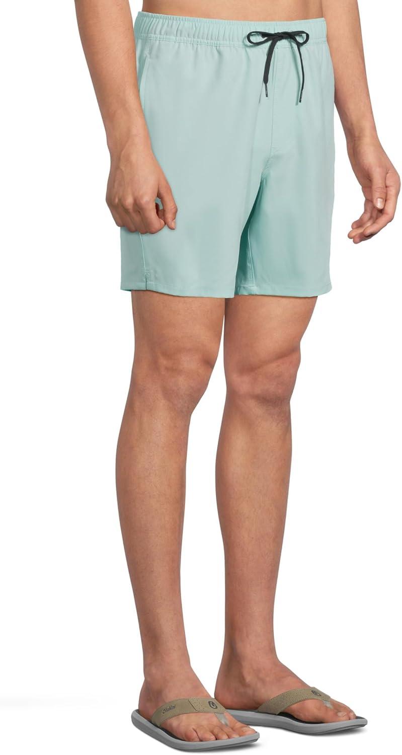 image:imageONeill Mens Lennox Hermosa Solid Volley 17 BoardshortsPastel Turquoise