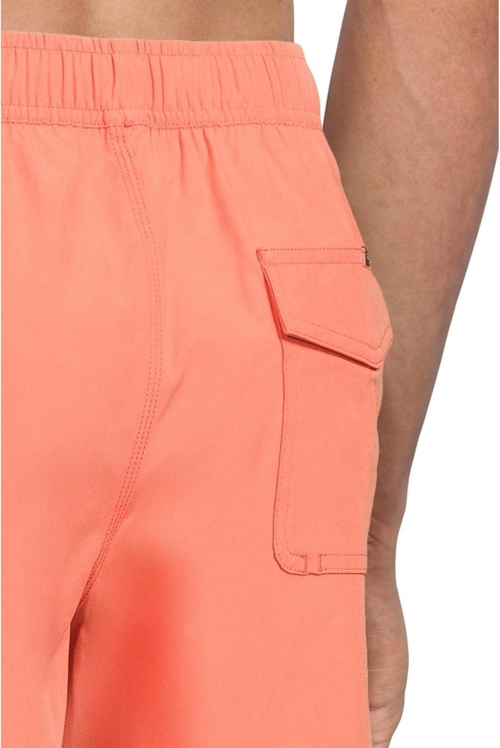 image:imageONeill Mens Lennox Hermosa Solid Volley 17 BoardshortsPeach Echo