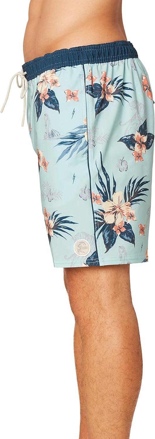 image:imageONeill Mens Lennox Hermosa Solid Volley 17 BoardshortsSea Foam Bloom