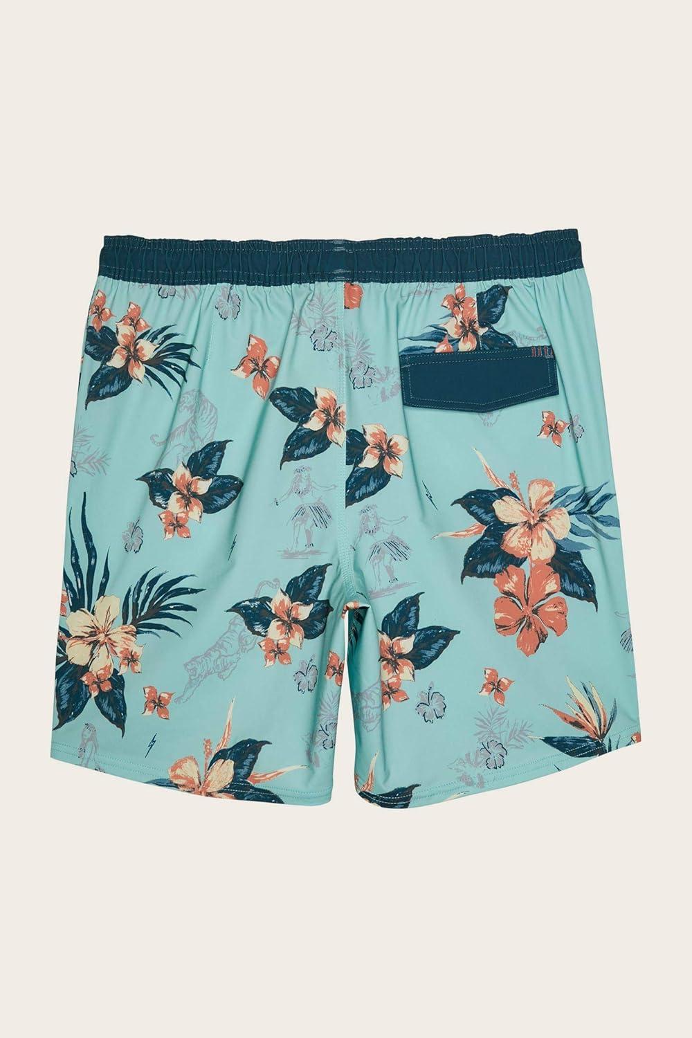 image:imageONeill Mens Lennox Hermosa Solid Volley 17 BoardshortsSea Foam Bloom