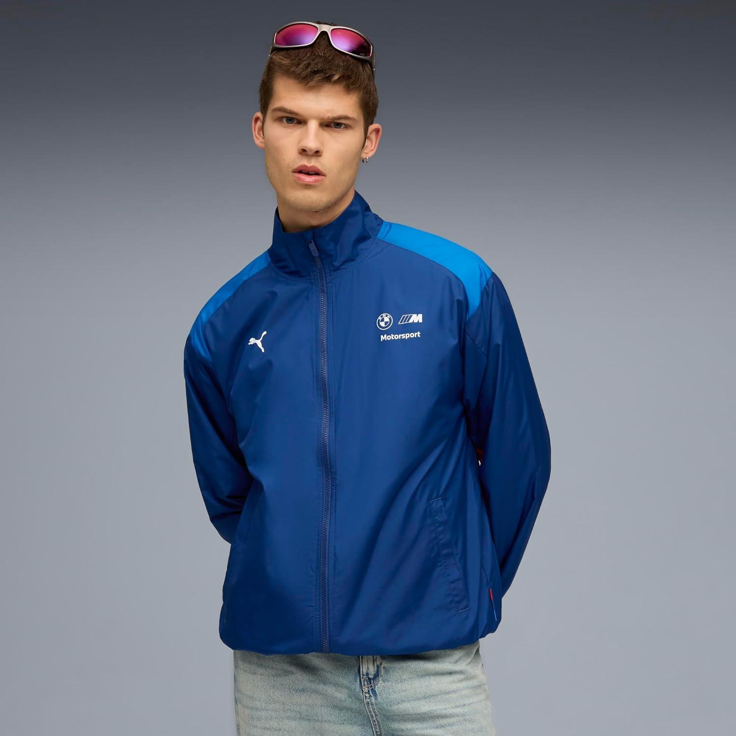 image:imagePUMA Mens BMW M Motorsport Woven Jacket Pro BlueM Color AH25 Large Bmw Mms Woven Jacket