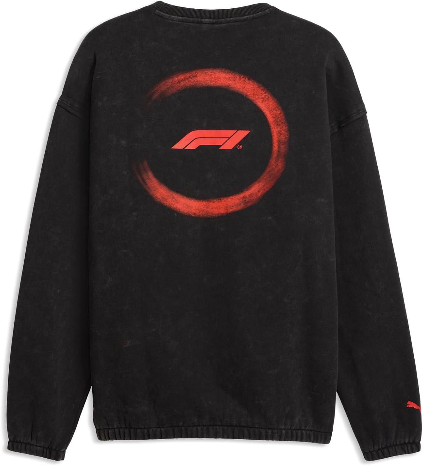 image:imagePUMA Mens Formula 1 Sportswear Crew Fleece Sweatshirt Puma Black Large