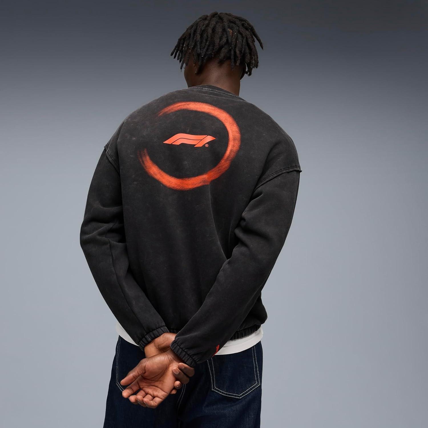 image:imagePUMA Mens Formula 1 Sportswear Crew Fleece Sweatshirt Puma Black Large