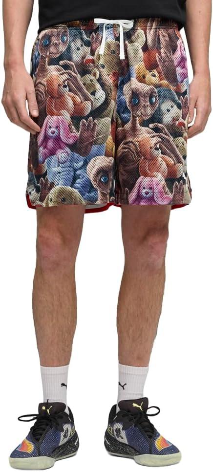 image:imagePUMA Mens Hoops X Et ShortsPuma BlackAll Over Print