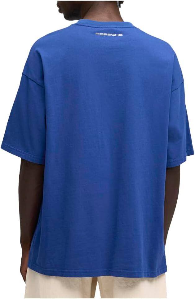 image:imagePUMA Mens Porsche Legacy Graphic Crew Neck Short Sleeve Casual Tops Casual BlackClyde Royal
