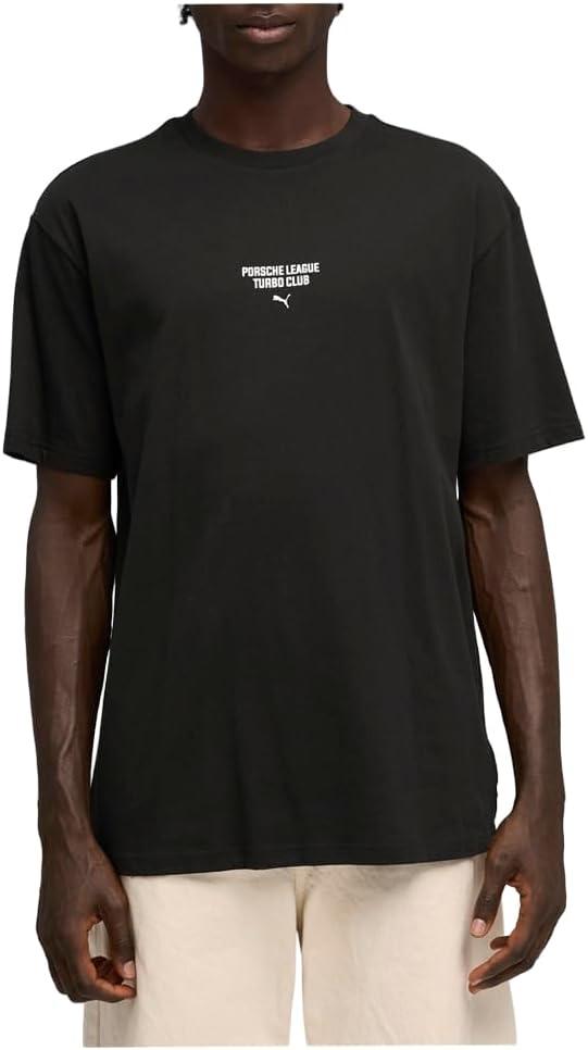 image:imagePUMA Mens Porsche Legacy Graphic Crew Neck Short Sleeve Casual Tops Casual BlackPuma Black