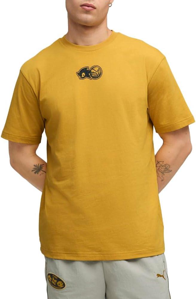 image:imagePUMA Mens Sonic The Hedgehog Relaxed Graphic TShirtArchive Gold