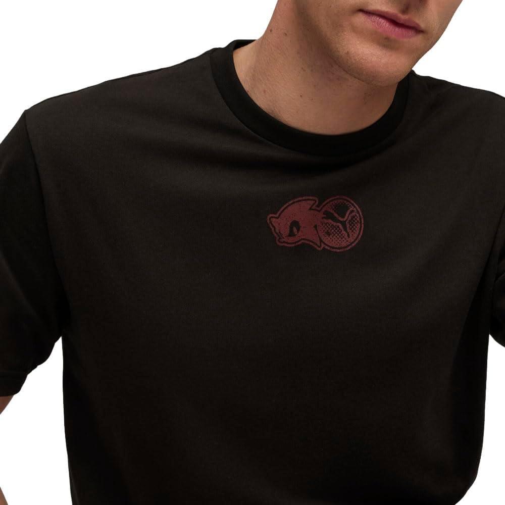 image:imagePUMA Mens Sonic The Hedgehog Relaxed Graphic TShirtPuma Black