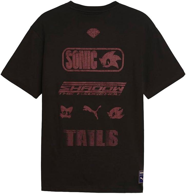 image:imagePUMA Mens Sonic The Hedgehog Relaxed Graphic TShirtPuma Black