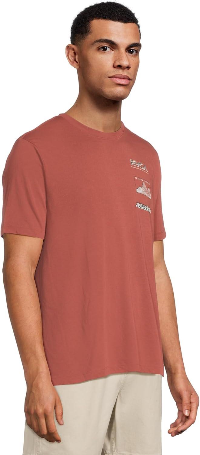 image:imageRVCA Mens RVCA Xt Stacks Short SleeveDusty Red